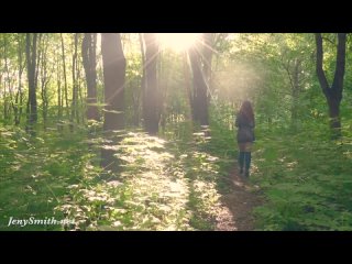 jeny smith. long summer walk. naked in forest 720p big ass milf
